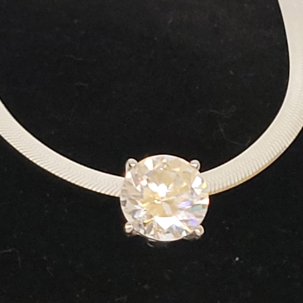 SOLD**Vintage Italian Sterling Necklace